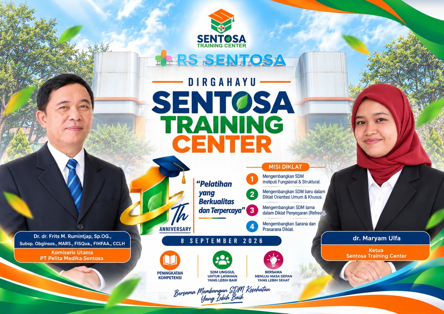 Sentosa Training Center Rayakan Anniversary ke-1, Teguhkan Komitmen Membangun SDM Kesehatan Berkualitas dan Terpercaya
